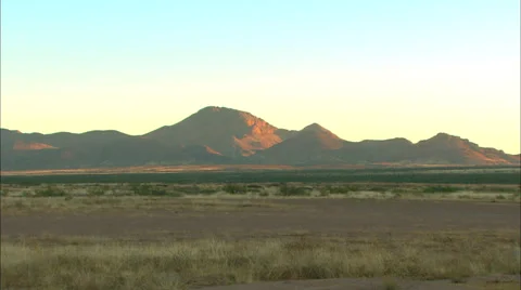 Desert Mountain Range Morning 動画素材 33652816