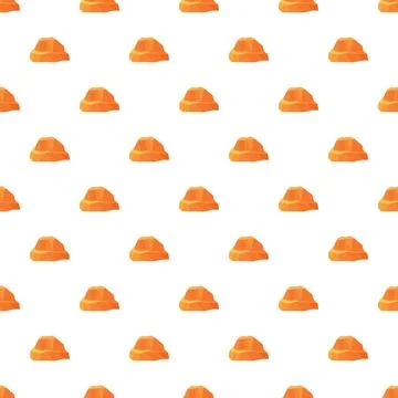 Desert mountain rock landforms seamless repeating pattern イラスト素材