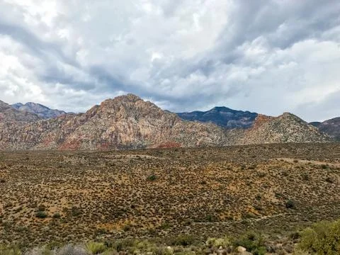 Desert mountain sky Stock Photos