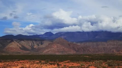 Desert Mountain Time Lapse Video stock 40852403