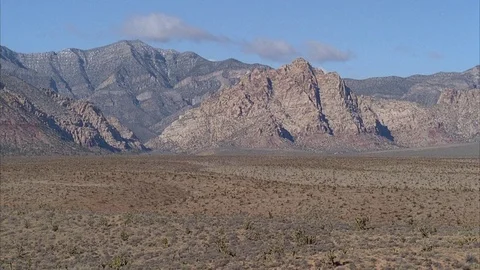 Desert Mountain View with Cloud (static) Video stock 82594625
