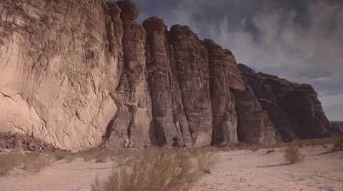 Desert Mountains 2, Wadi Rum, Jordan Stock Footage 21994253