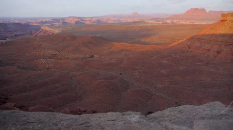 Desert Mountains, Cliffs and Sand Stock Footage 25210133
