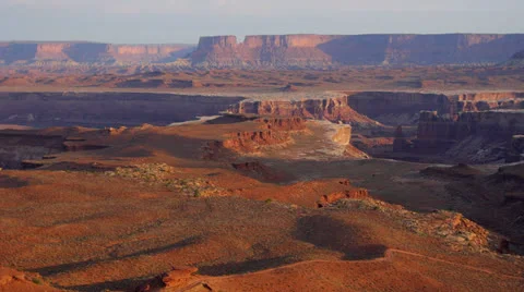 Desert Mountains, Cliffs and Sand Stock Footage 25214430