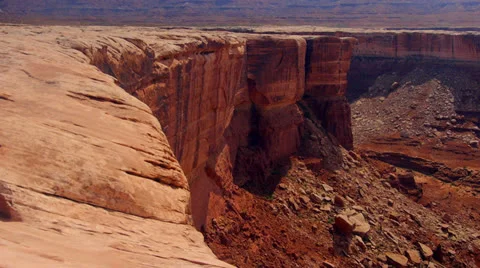Desert Mountains, Cliffs and Sand Video stock 25216088
