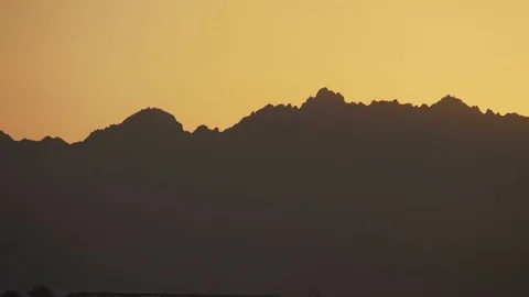 Desert mountains panorama Stock Footage 74924939