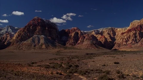 Desert Mountains Panoramic Views Video stock 82593088