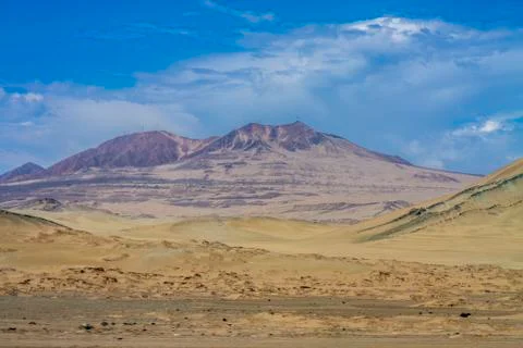 Desert Mountains in Peru Stock Photos