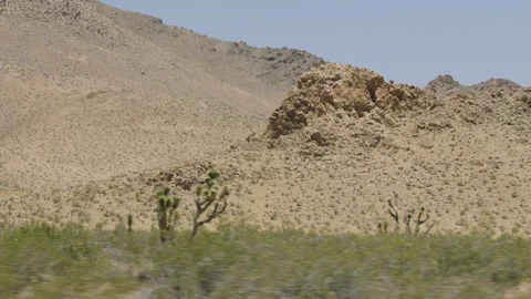 Desert Mountains Slide 4K Stock Footage 127800597