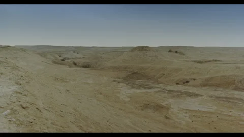 Desert Next to Dead Sea Stock Footage 270181809