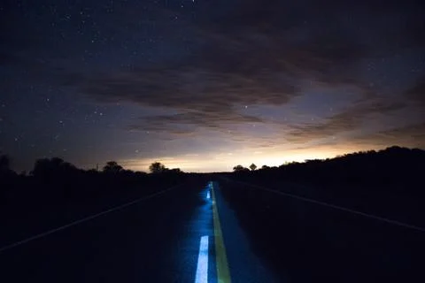 Desert Night Stock Photos