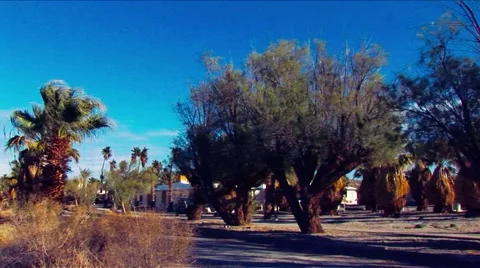 Desert oasis research cnt 6B Stock Footage 1007941