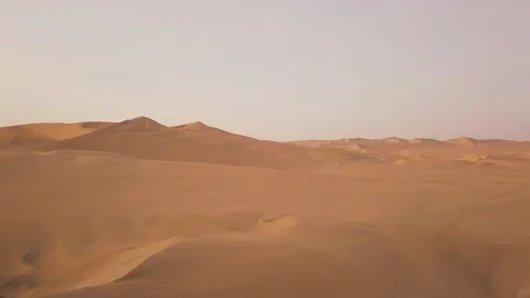 Desert Oasis at Sunrise Stock Footage 97111468