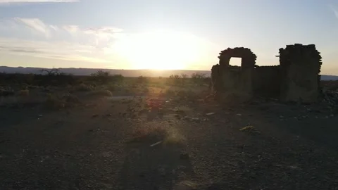 Desert Old Building Vídeos de archivo 237999198