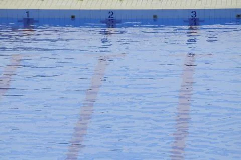 Desert outdoor pool Stock Photos