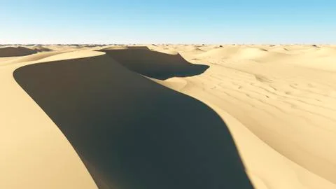 Desert Panorama Stock Illustration