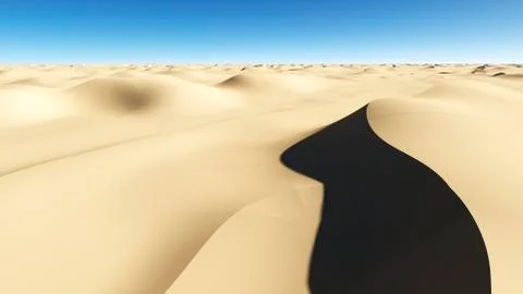 Desert Panorama Stock Illustration