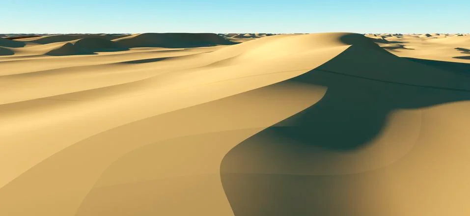 Desert Panorama Stock Illustration