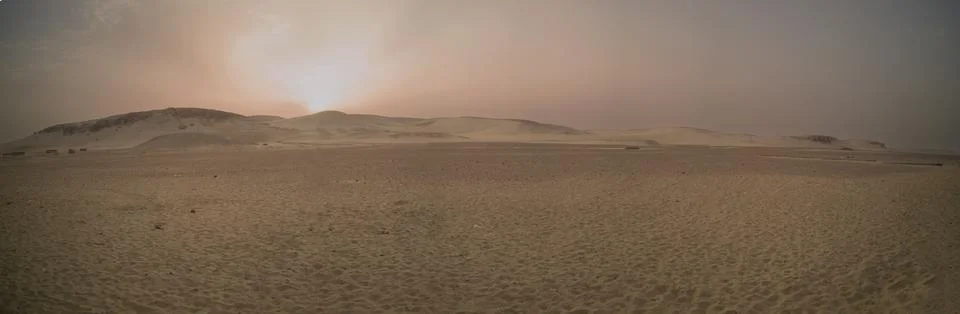 Desert panorama Stock Photos