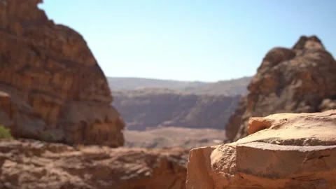 Desert In Petra, Jordan Stock Footage 248723602