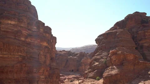 Desert In Petra, Jordan Stock Footage 248723641