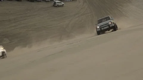 Desert Racing Stock Footage 48272194