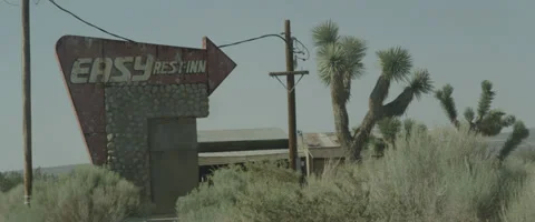Desert Rest Stop Video stock 29886357