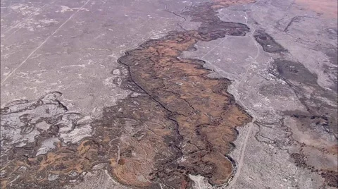 Desert River Mountain Stock Footage 40682762