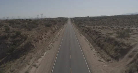 Desert road 2 Stock Footage