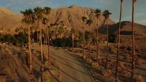 Desert road aerial view Stock Footage 143373456