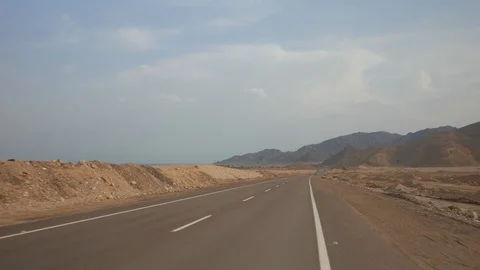Desert road drive Stock-Footage 94926714