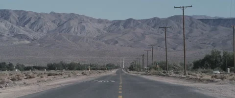Desert Road Stock Footage 44141957
