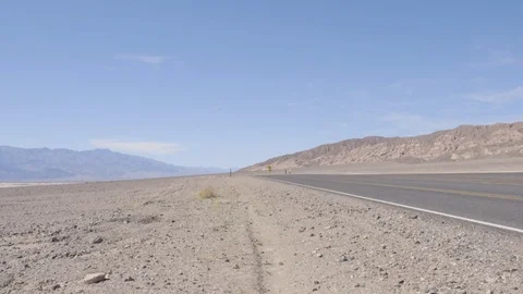 Desert road  Stock Footage 80893134
