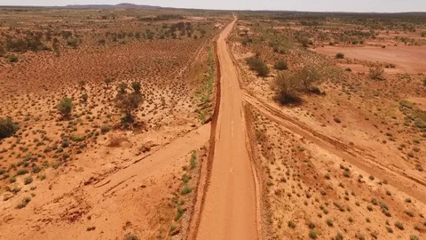 Desert road Stock Footage 100561219