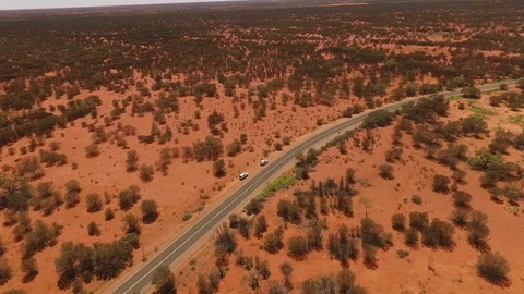 Desert road Stock Footage 100595739