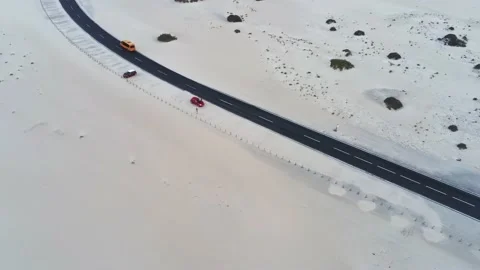 Desert road Stock Footage 157868620