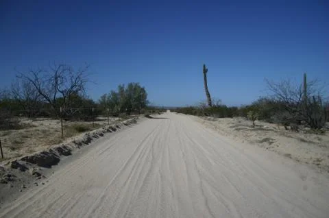 Desert Road Stock Photos