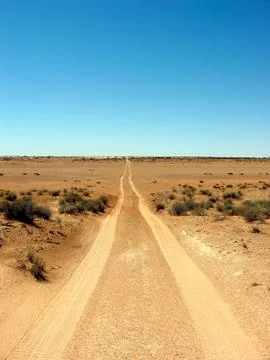 Desert road Foto stock