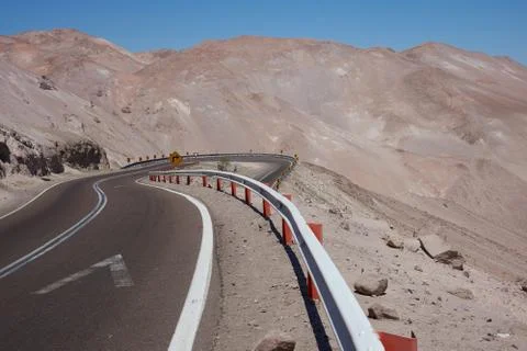 Desert Road Stock Photos