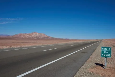 Desert Road Stock Photos