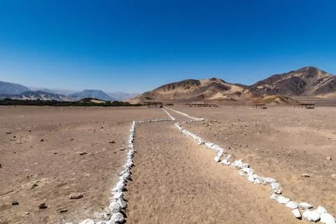 Desert road Stock Photos