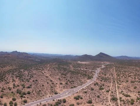Desert Road Foto stock