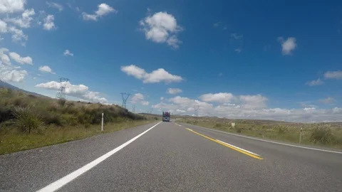 Desert Road Timelapse Stock Footage 100743333