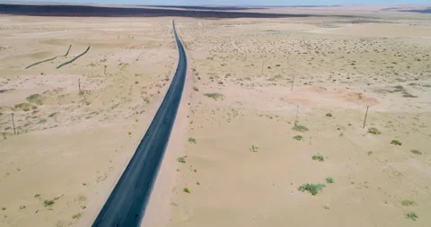 Desert road,4K Stock Footage 147373515