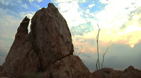 Desert Rock Stock Footage 291461