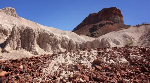 Desert Rock Formation in Big Bend National Park 스톡 동영상 62433304