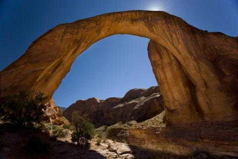 Desert rock formation Foto stock