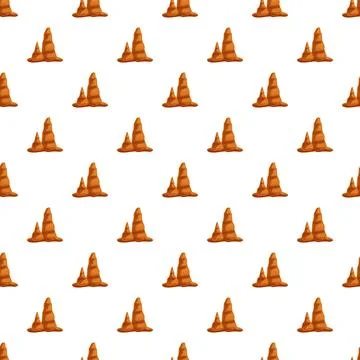 Desert rock formations seamless pattern design 스톡 일러스트