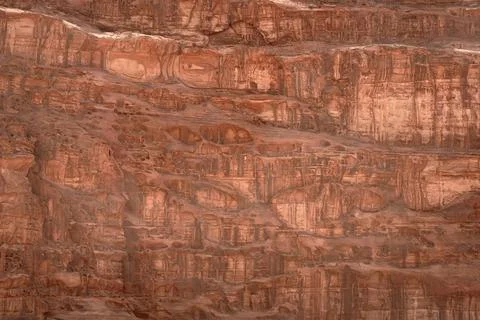 Desert rock pattern from Wadi Rum, Jordan Stock Photos