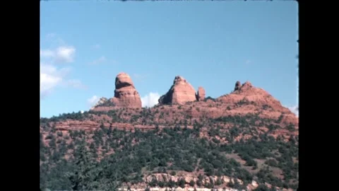 Desert Rock Peaks Stock Footage 276291350